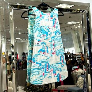 Multicolored Lighthouse Print Lily Pulitzer Dress Size 00